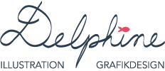 delphine illustration logo transparent